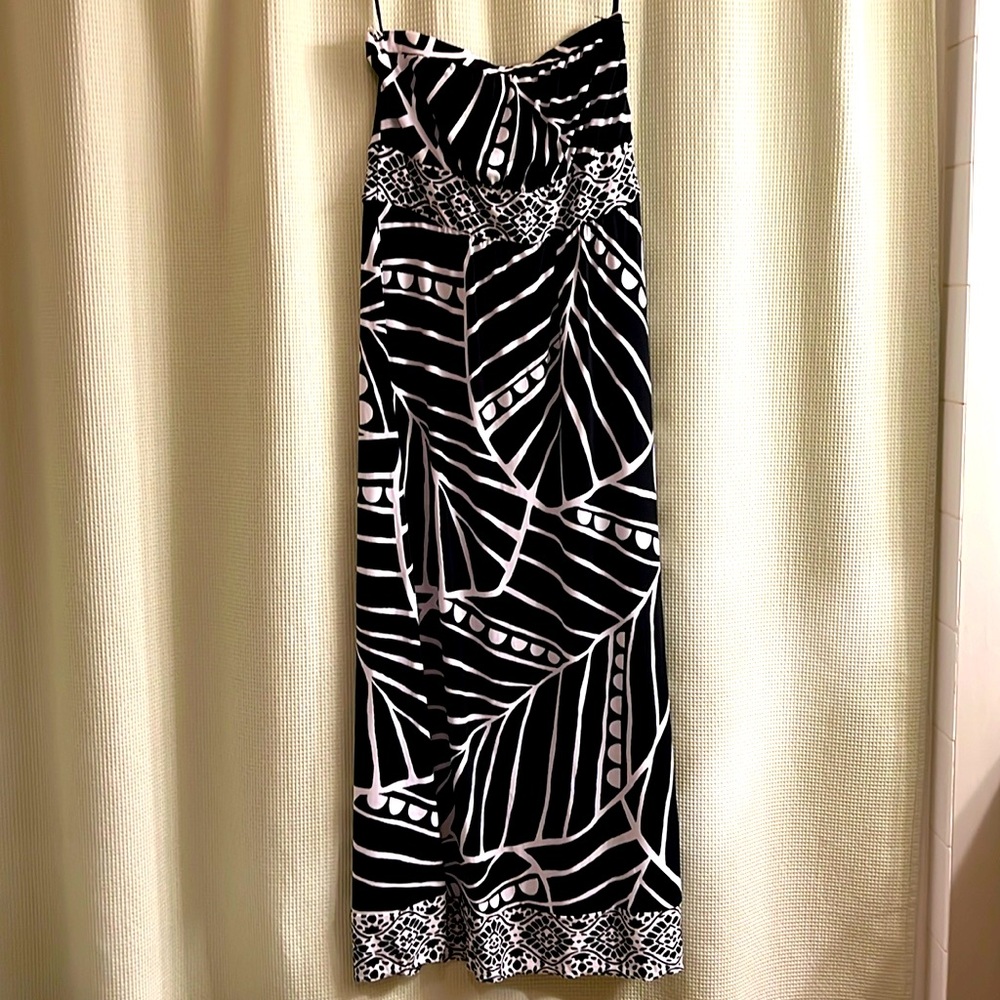 Strapless maxi